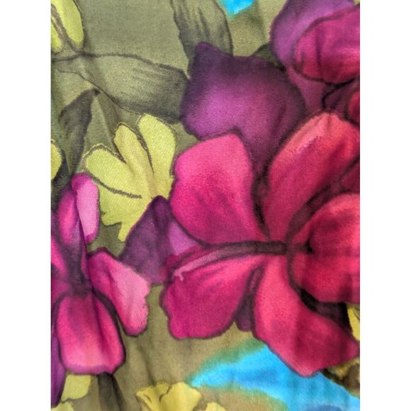 Jantzen Womens One-Piece Floral Swimsuit 20W Tropical Print vintage - Picture 2 of 5